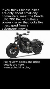 Benda LFC 700 Pro – Crazy Chinese Power Cruiser