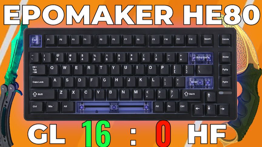 EpoMaker HE80 - 75% магнитная клавиатура за копейки?!