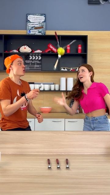 Челлендж "Поймай яблоко"