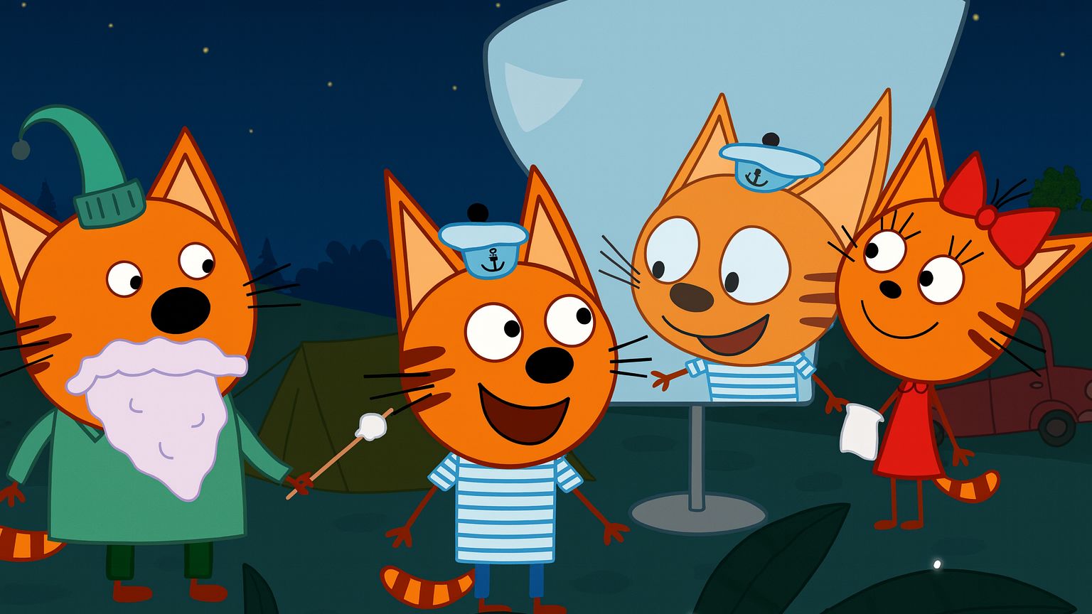 Три Кота — Мультфильм для Детей | Цирковой номер | Три Кота Мультик Смотреть | Развивающая Игра