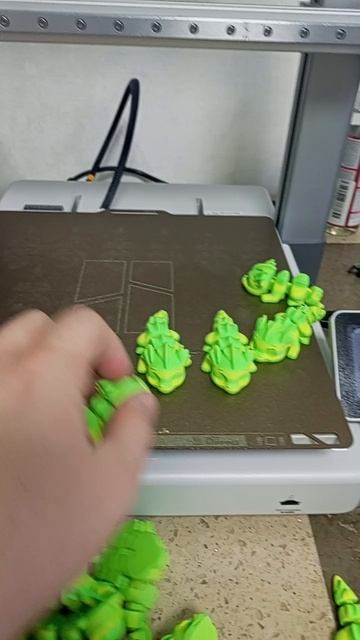 Водный дракончик печать на 3Д принтере