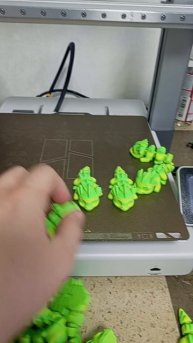 Водный дракончик печать на 3Д принтере