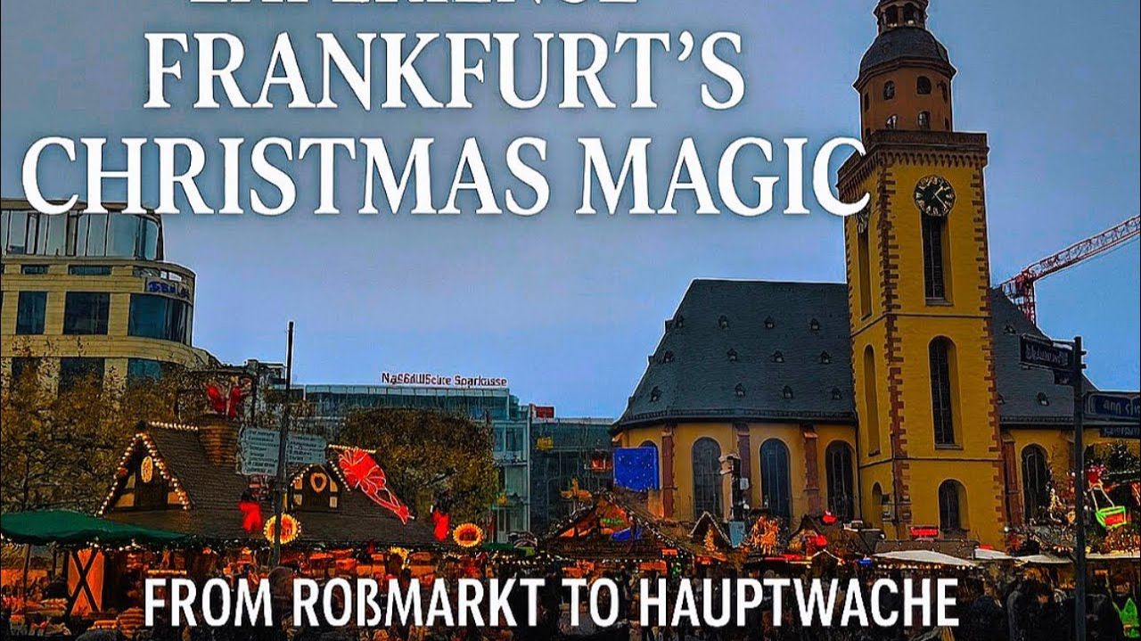 Germany, Frankfurt Christmas Market 2025 | Holiday Vibes in Frankfurt – From Roßmarkt to Hauptwache