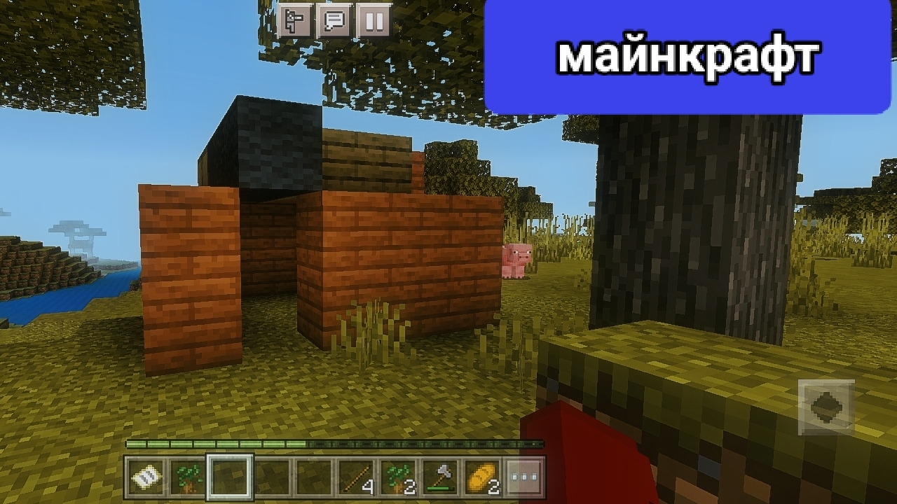 майнкрафт играем.