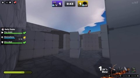 Rivals 1v1 с акка друга