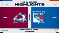 07.12.2025 | ОБЗОР МАТЧА | Нью-Йорк Рейнджерс - Колорадо Эвеланш | Highlights