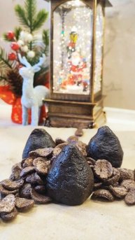 Пирожное "Шишка" отличное дополнение новогоднего стола🎄🥂✨