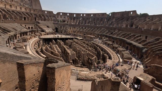Заходим в Колизей | Вид внутри исторического сооружения 🇮🇹