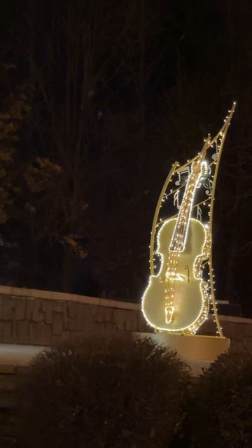 Вот как ночью подсвечиваются новые музыкальные инсталляции на площади Ленина в Донецке ✨