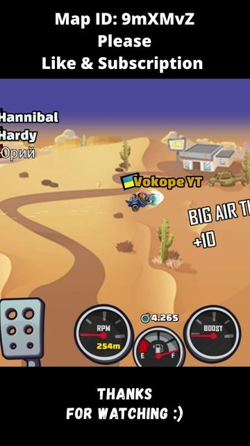 😵 GLITCH Is Back 😵 (Rainy Day) - Hill Climb Racing 2 #shorts #hcr2