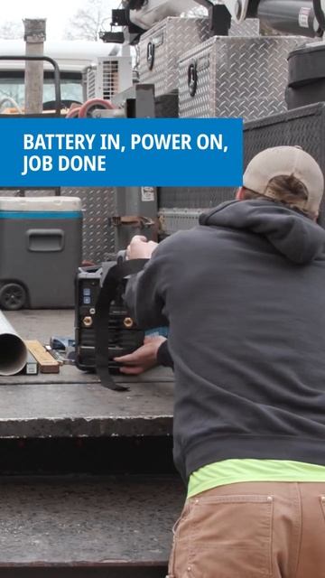 Аргоновая сварка на аккумуляторах