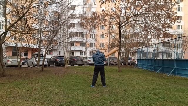 Разминка с двуручной булавой весом 6.6 кг (4)