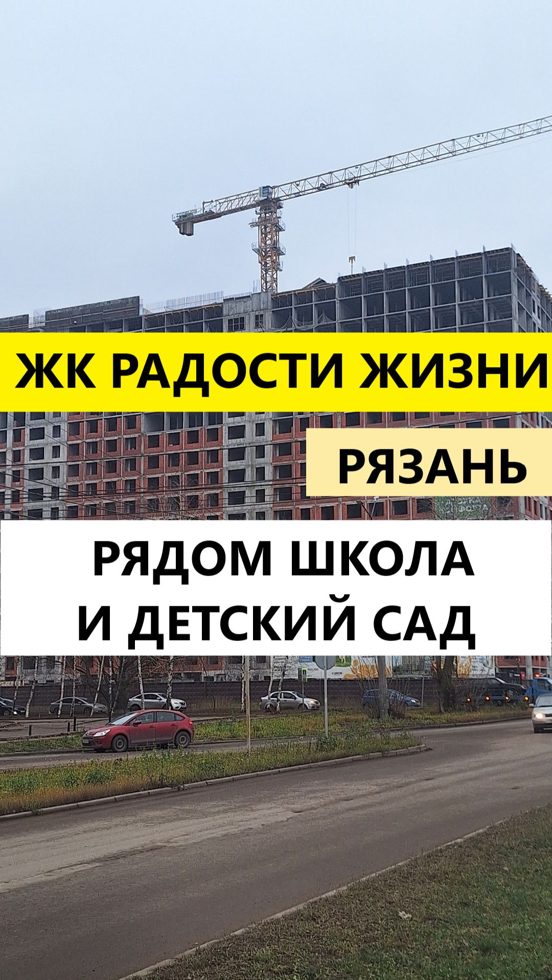 ЖК Радости жизни Рязань рядом школа и детский сад