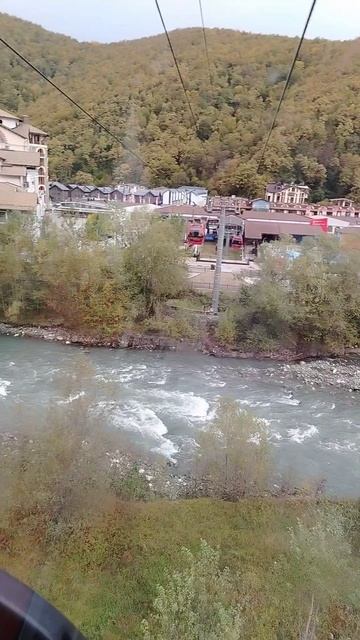 Канатка Красная поляна. Октябрь 2025