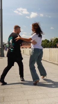 Street Tango. Павел Собирай и Анна Шустова #танго #тангонуэво #неотанго #танцы
