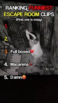 Рейтинг СМЕШНЫХ моментов в Эскейп-руме! 🤣 #shorts