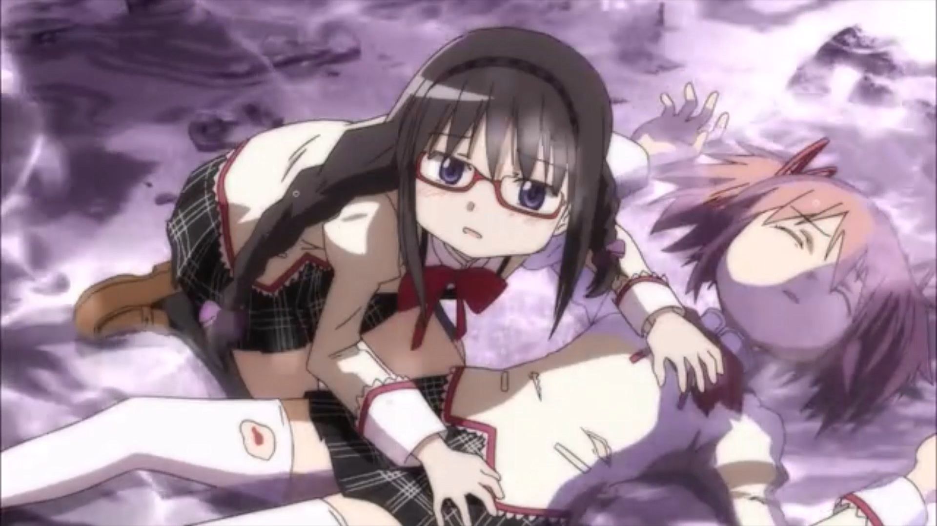 Глюк Кьюбэй подсадил малолетнюю школьницу на волшебство) "Dевочка-Volшебница МаDока★Волшебство"