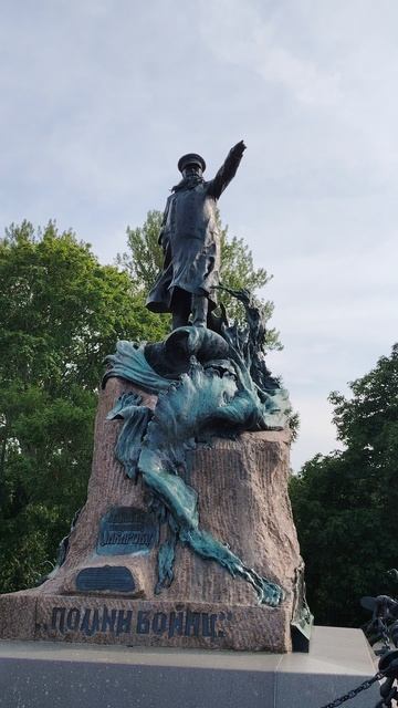 Кронштадт 2025.Памятник вице-адмиралу Степану Осиповичу Макарову