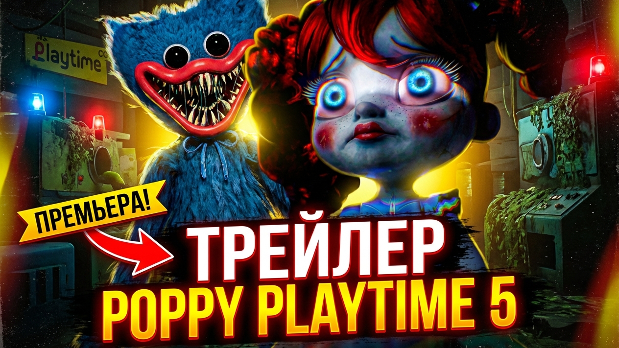 ⚡POPPY PLAYTIME CHAPTER 5 НОВЫЙ ПЕРСОНАЖ ➣ Синематик ТРЕЙЛЕР Обзор