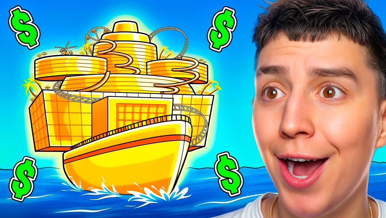 ГЛЕНТ ПОСТРОИЛ САМЫЙ ЛУЧШИЙ ПЛОТ В РОБЛОКС! RAFT TYCOON #глент