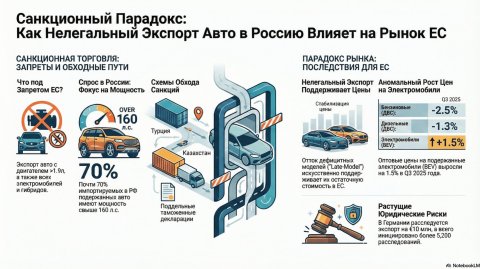 Авторынок ЕС: Санкции, Реэкспорт и Стоимость Автомобилей