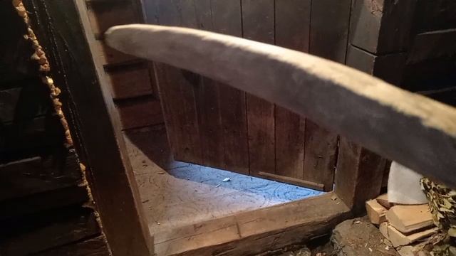 Старинная карельская "стиральная машинка" 😱😄