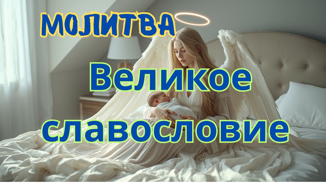 Великое славословие 🙏 Молитва о Боге и благословении