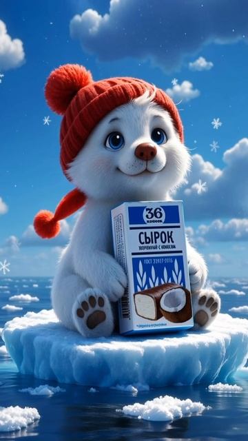 Сырок творожный с кокосом от «36 копеек» - для вкусной зимней сказки😍