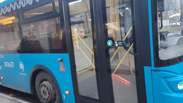 Автобус ЛиАЗ 5292 борт 192437, маршрут 654