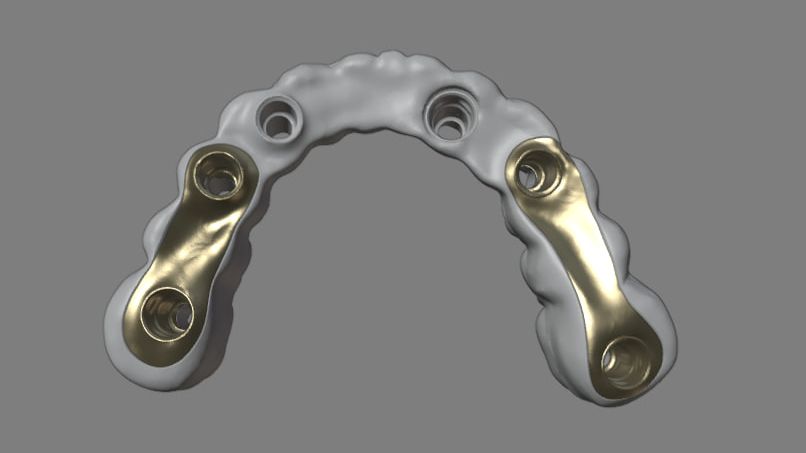 Две балки одновременно в B4D.