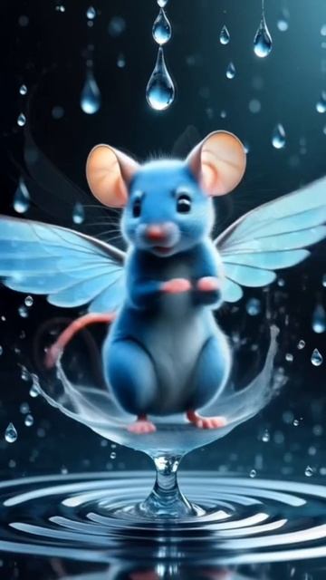 Сонная мышка: волшебство ночного часа💖👍#спокойнойночи