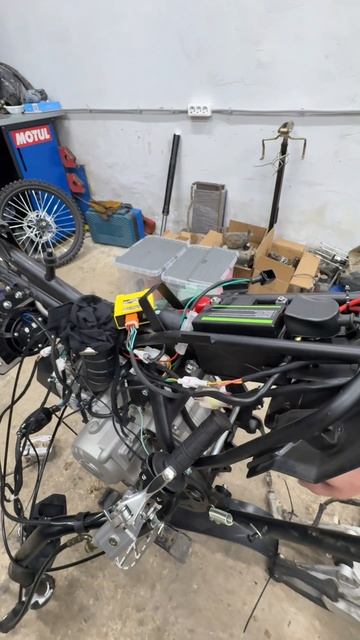 Гоночный питбайк из Китайца и SUZUKI RM