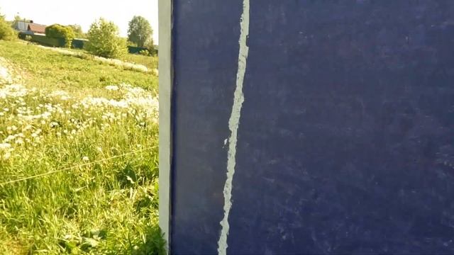 Наружние доделки бытовки...