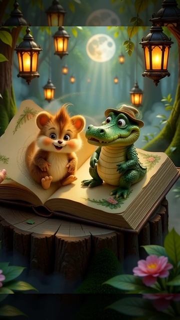 Чебурашка и Гена (сказочная версия)