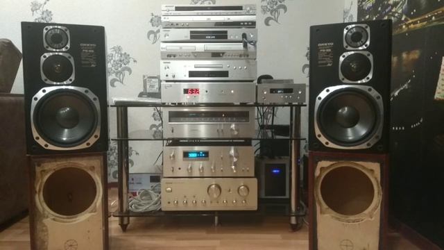 ч 17. Мы взяли БЕРЛИН !!! Апгрейд акустики Onkyo ps-55 завершен !!!! ОУЕ !!!!