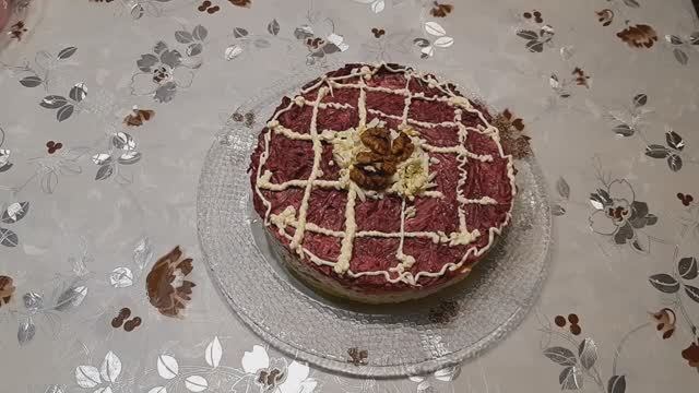 Салат РАДОСТЬ ВКУСА Такой салат мужчины точно оценят