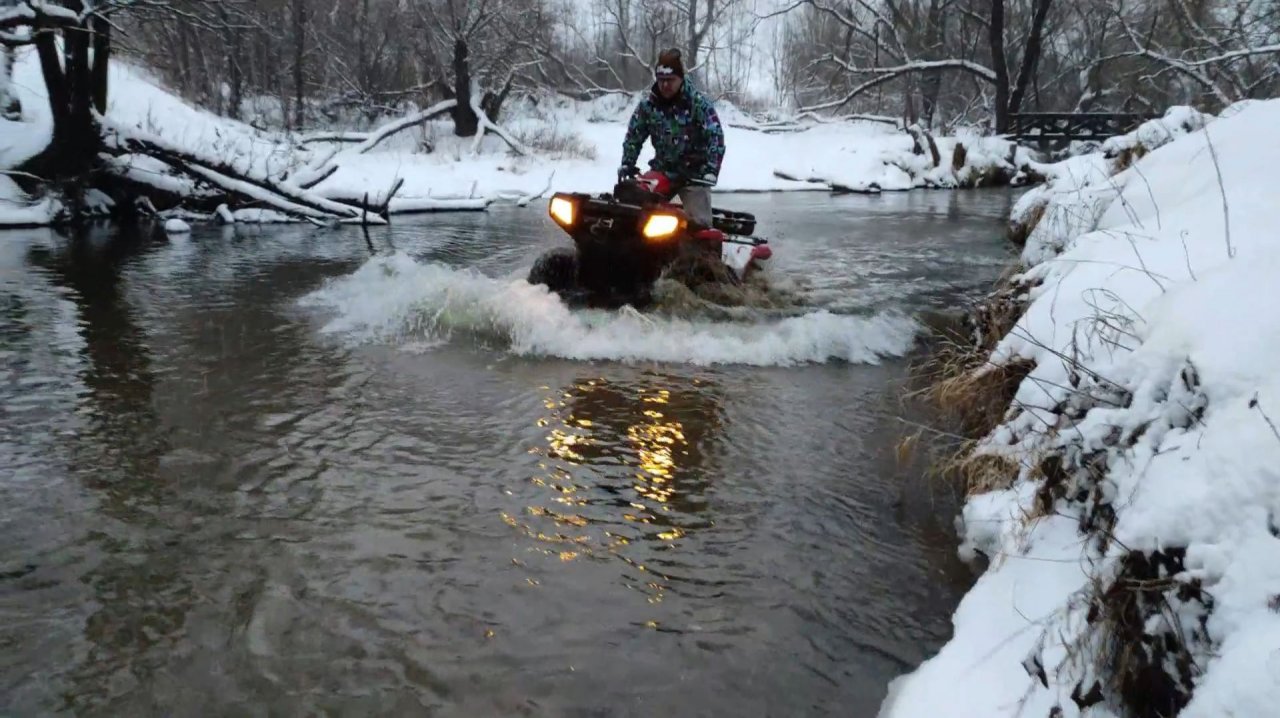 POLARIS SportsMan 500 снег и вода .....