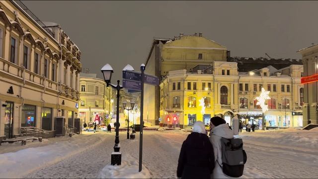 СВЕТ И СНЕГ ✨ Прогулка по вечерней Москве которую ты запомнишь