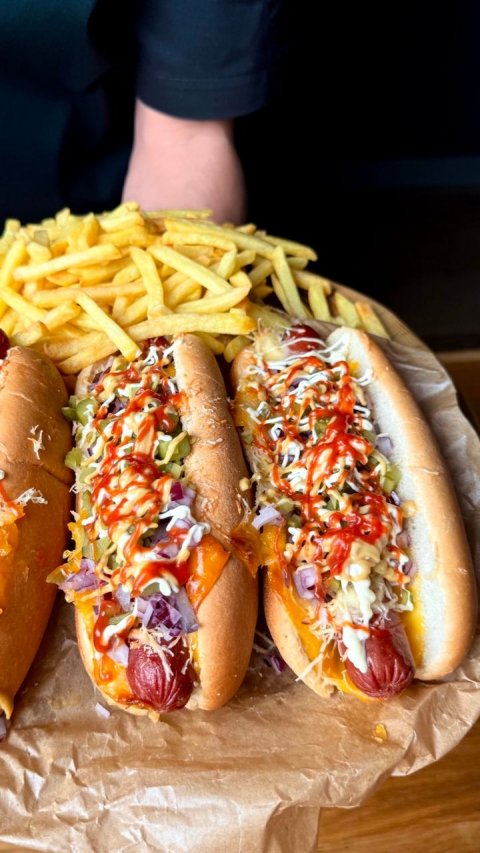 Хот доги в аэрогриле