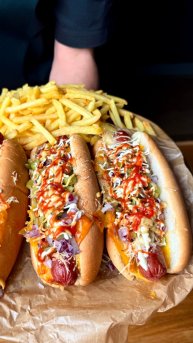 Хот доги в аэрогриле