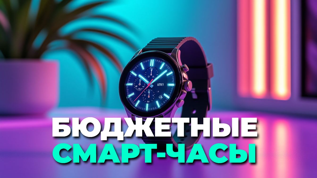 Топ 5 лучших бюджетных смарт‑часов 2025