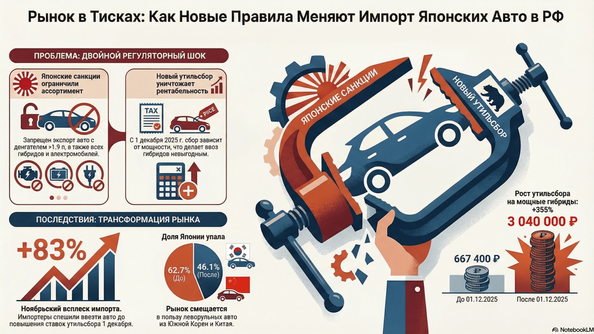 Экспертный Анализ Японского Рынка Подержанных Автомобилей в IV Квартале 2025 года
