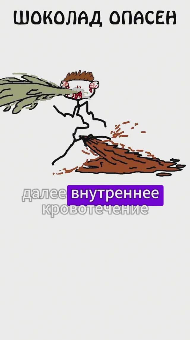 Шоколад опасен!