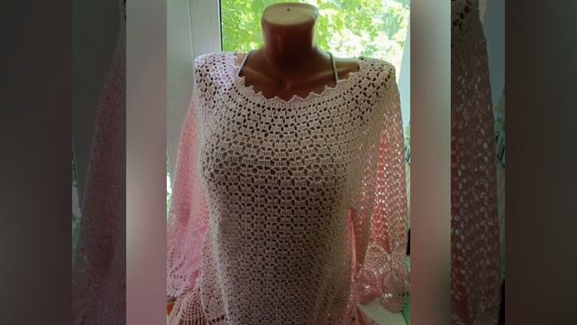 🌸Блузка ,кофточка ажурная,вязаная крючком 🌸