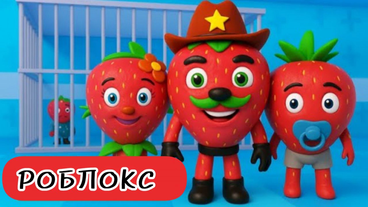 ПОБЕГ ИЗ ТЮРЬМЫ СЕМЬИ КЛУБНИЧНОЙ ПОЛИЦИИ! прохождения Obby в Roblox