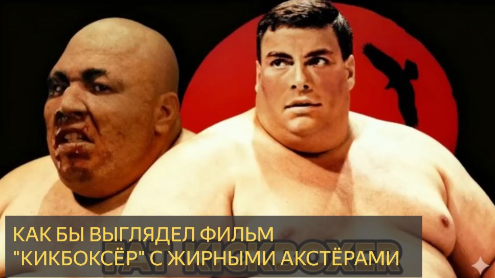 КАК бы выглядел фильм КИКБОКСЁР, будь все актёры жирные 1989