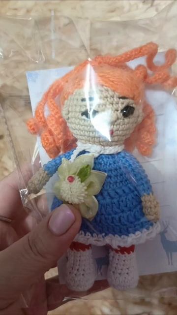 подарок 🎁 кукла крючком