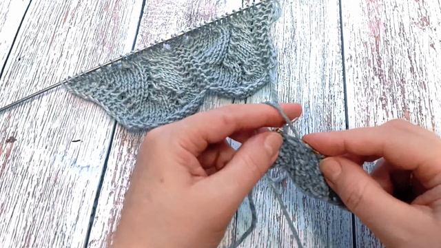 Узоры спицами.