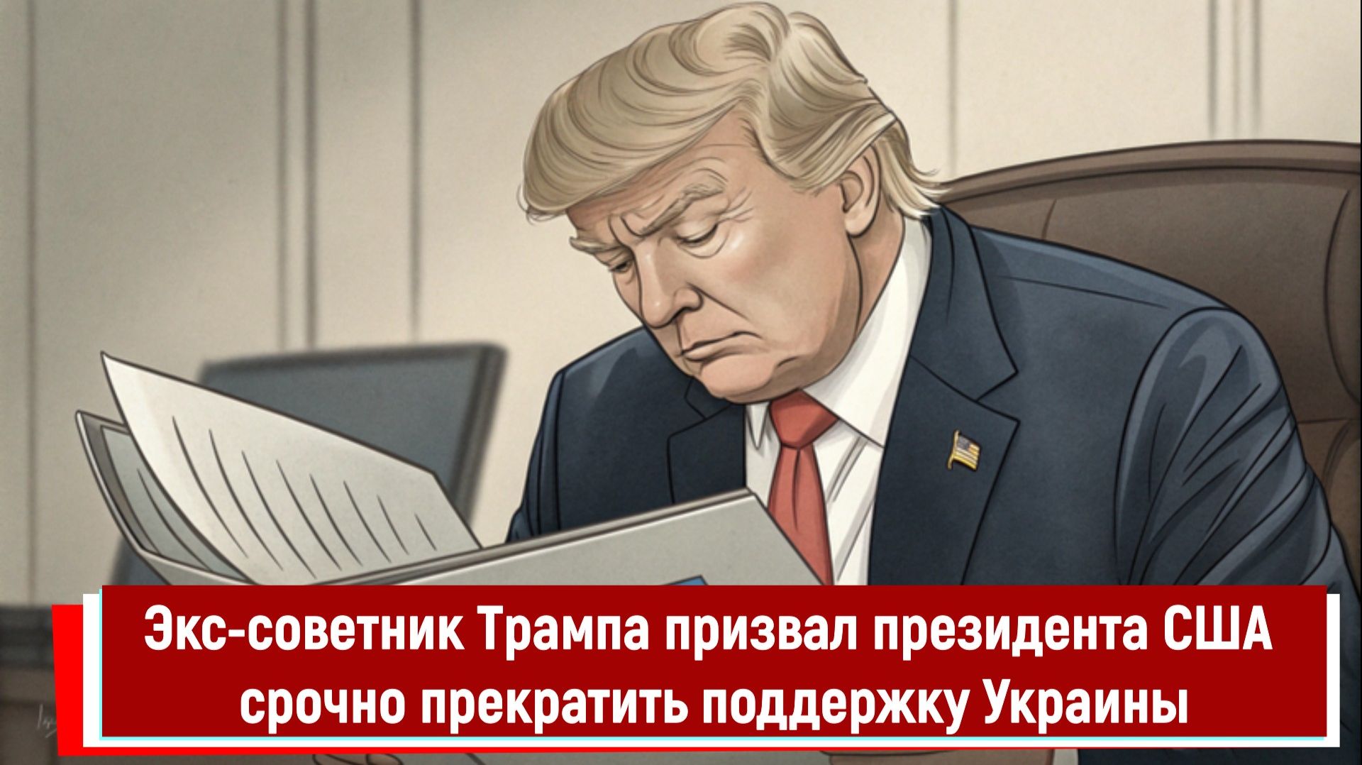 Экс-советник Трампа призвал президента США срочно прекратить поддержку Украины