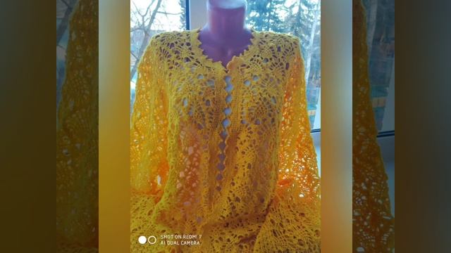 🌸Кардиган ажурный женский крючком🌸Вязание крючком на заказ..🌸